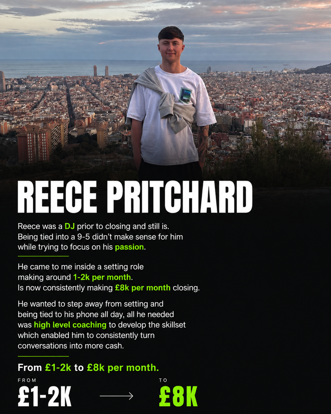 Student testimonial — Reece Pritchard